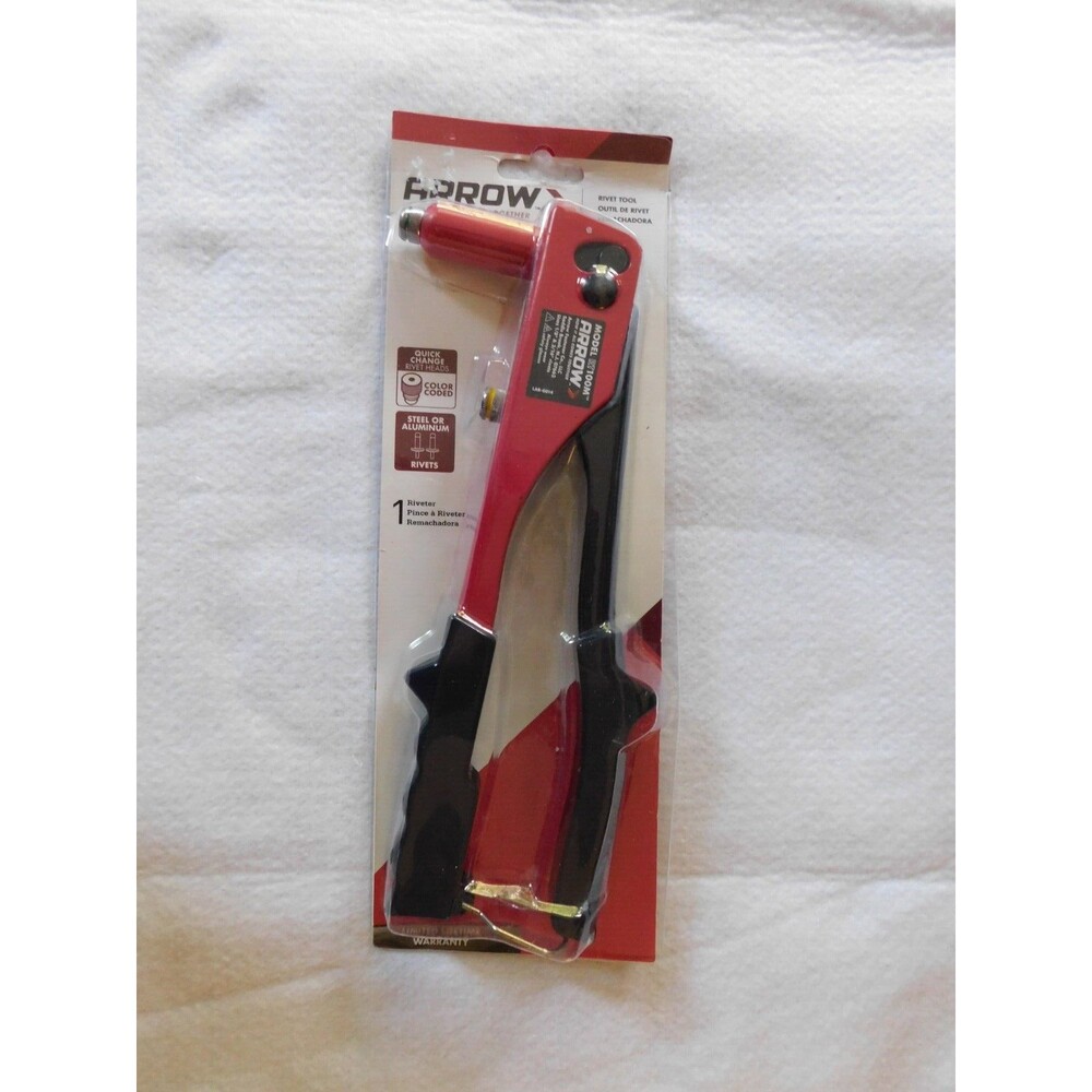 Arrow Rivet Tool RT100 Interchangeable Heads Aluminum Steel Rivets Construction